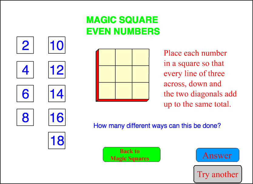 Even Square